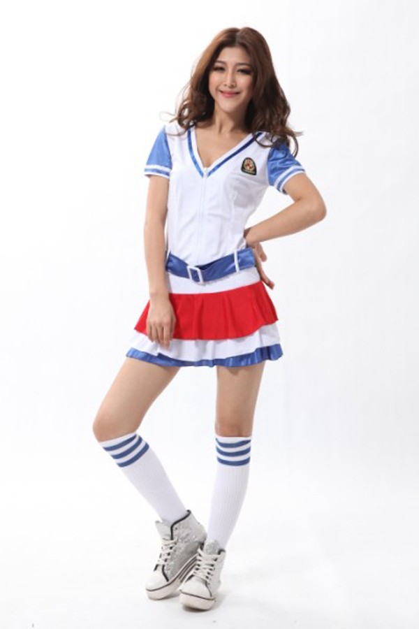 Uniform Costumes Sweet Cheerleader Suit - Click Image to Close
